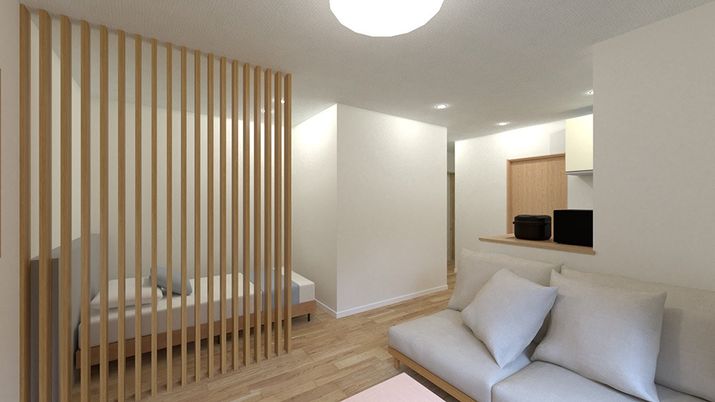 落ち着いた居室