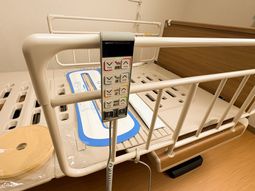 調節可能なベッドの居室  