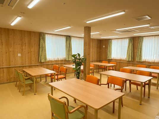 広々とした共有スペース