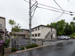 雨の日の外観