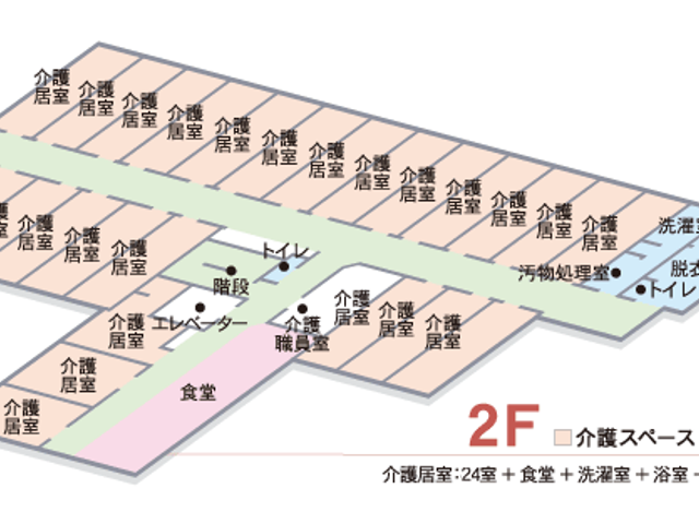 安らぎの居室空間 居室 ゆったりとした居室で、個々の時間を大切に過ごせる環境が整っています。