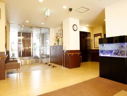 エントランスの明るい空間