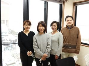 スタッフ集合のラウンジ  