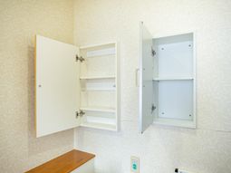 収納が多い洗面台