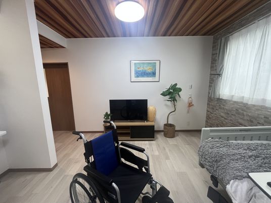 車椅子のある居室