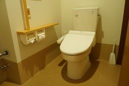 清潔なトイレの設備
