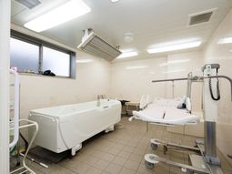 清潔な浴室設備