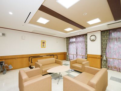 明るい待合室
