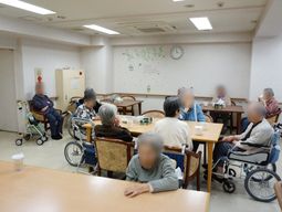 明るい共有スペース