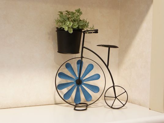 自転車型の装飾品