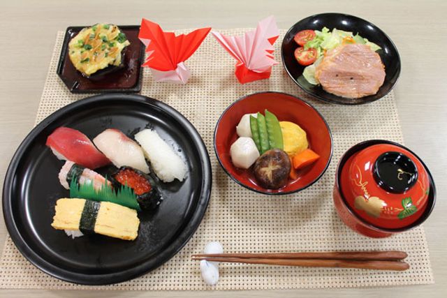 色鮮やかな和食の料理