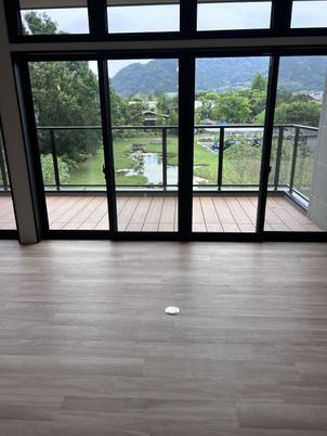 開放的な景色のテラス
