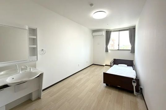 洗面台付きの居室  