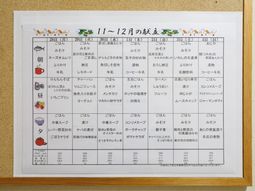 活動プログラム表