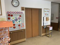 温かみのある廊下