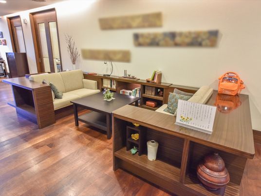 リビングの快適な空間