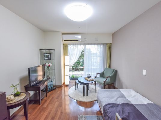 居室の明るいインテリア