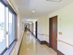 明るい廊下の様子
