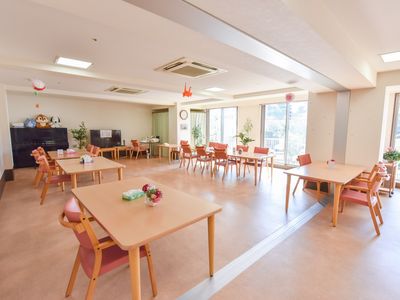 明るい空間の共有スペース 