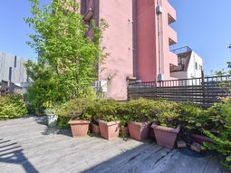 緑あふれる屋外スペース