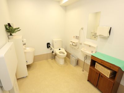 バリアフリーのトイレ設備