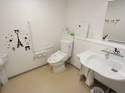 清潔なトイレの装飾