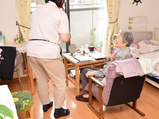 スタッフと利用者の居室