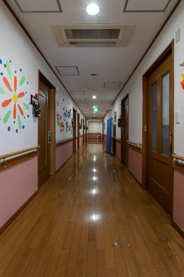 廊下の風情を感じる