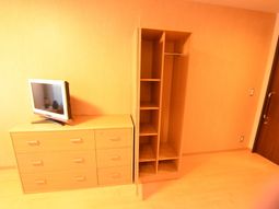 居室の家具とテレビ