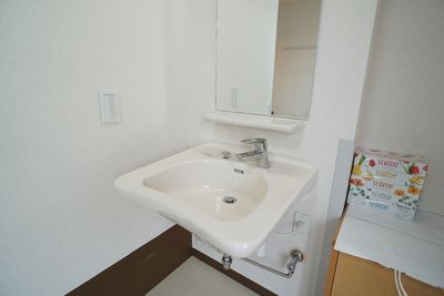 洗面所の清潔な印象