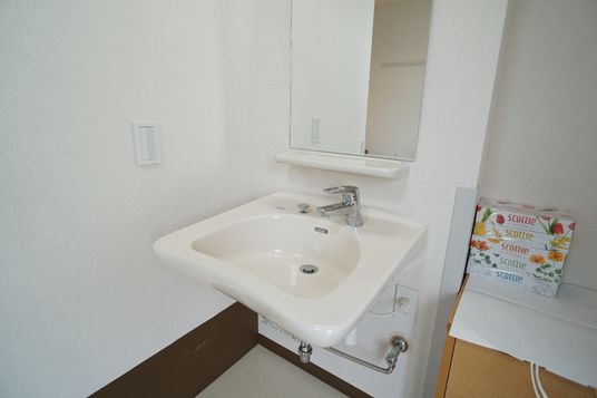洗面所の清潔な印象