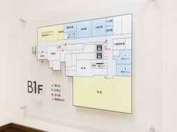 施設の案内図表示