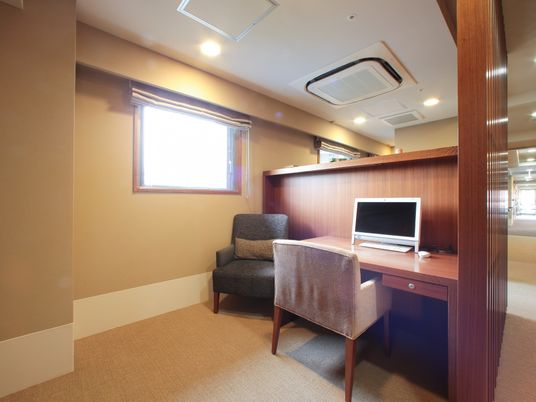 居心地の良い居室の一角