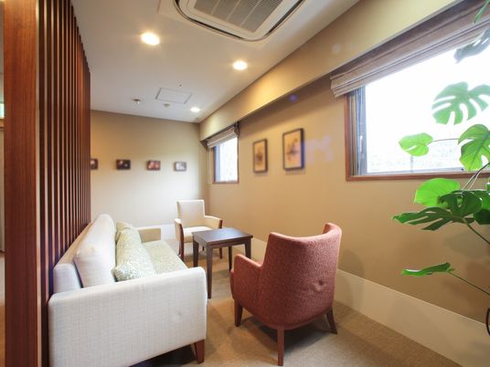 快適な休憩室の風景