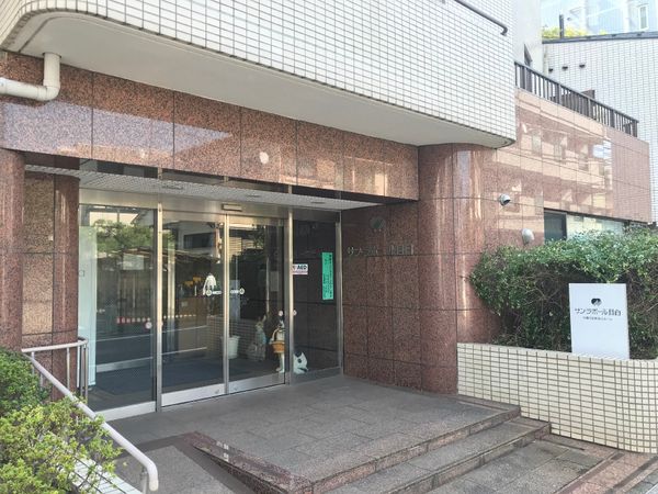 清潔感のあるエントランス