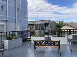 屋上庭園の様子