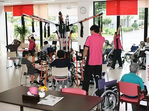 充実設備のトレーニング室