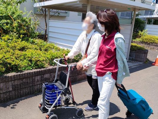 散策を楽しむ庭