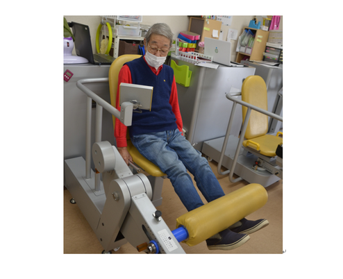 リハビリ中の利用者