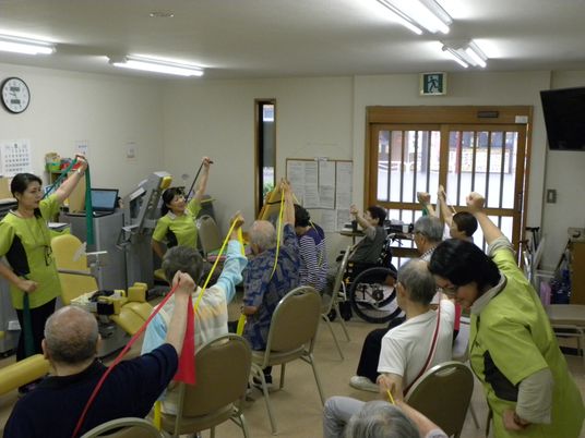 トレーニングを行う利用者様