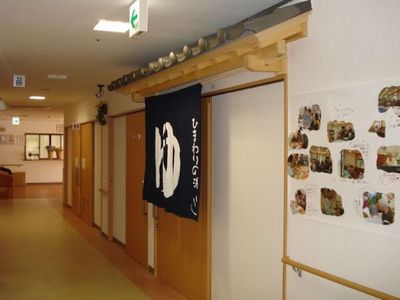 温かみのある廊下空間