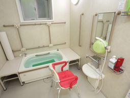 清潔感のある浴室設備