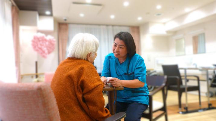 介護中の室内