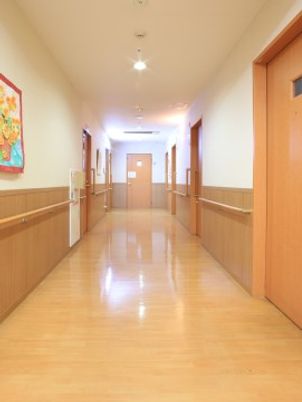 清潔感のある廊下
