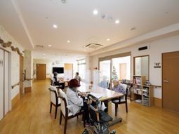 温かみのある共有スペース