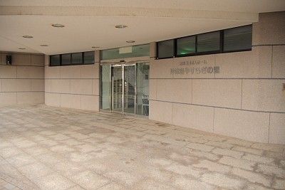 広いエントランス