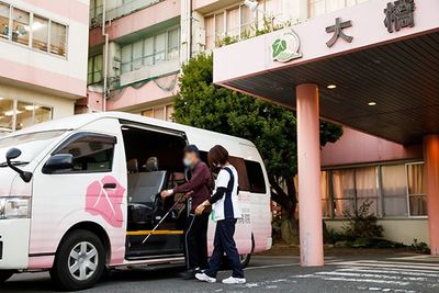送迎車の様子