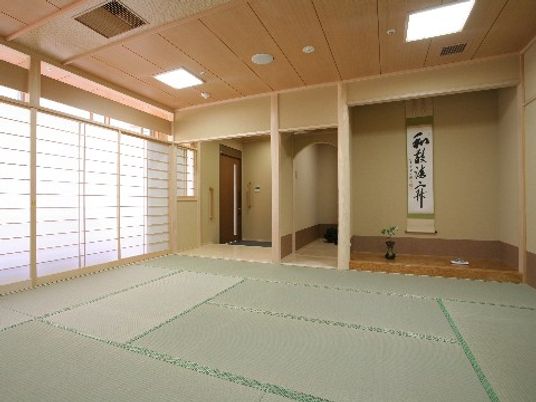 和風の広々した居室