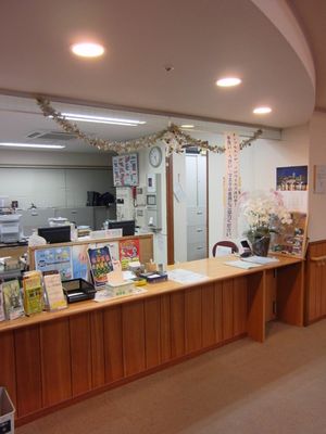 温かい雰囲気の受付