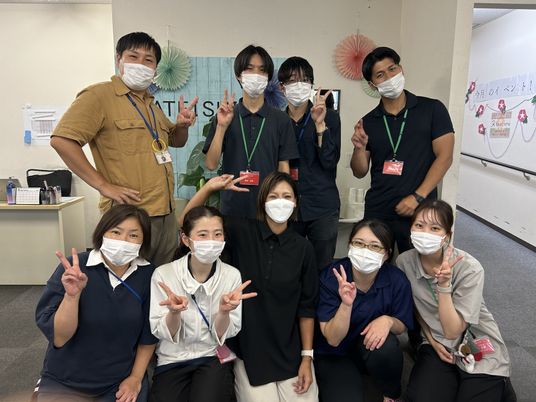 スタッフ集合の休憩室  